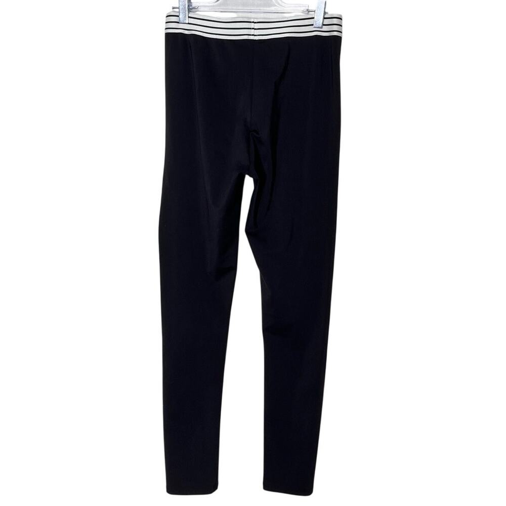 SAME Los Angeles Large Black Stripe Waist Leggings Athleisure Shea Marie